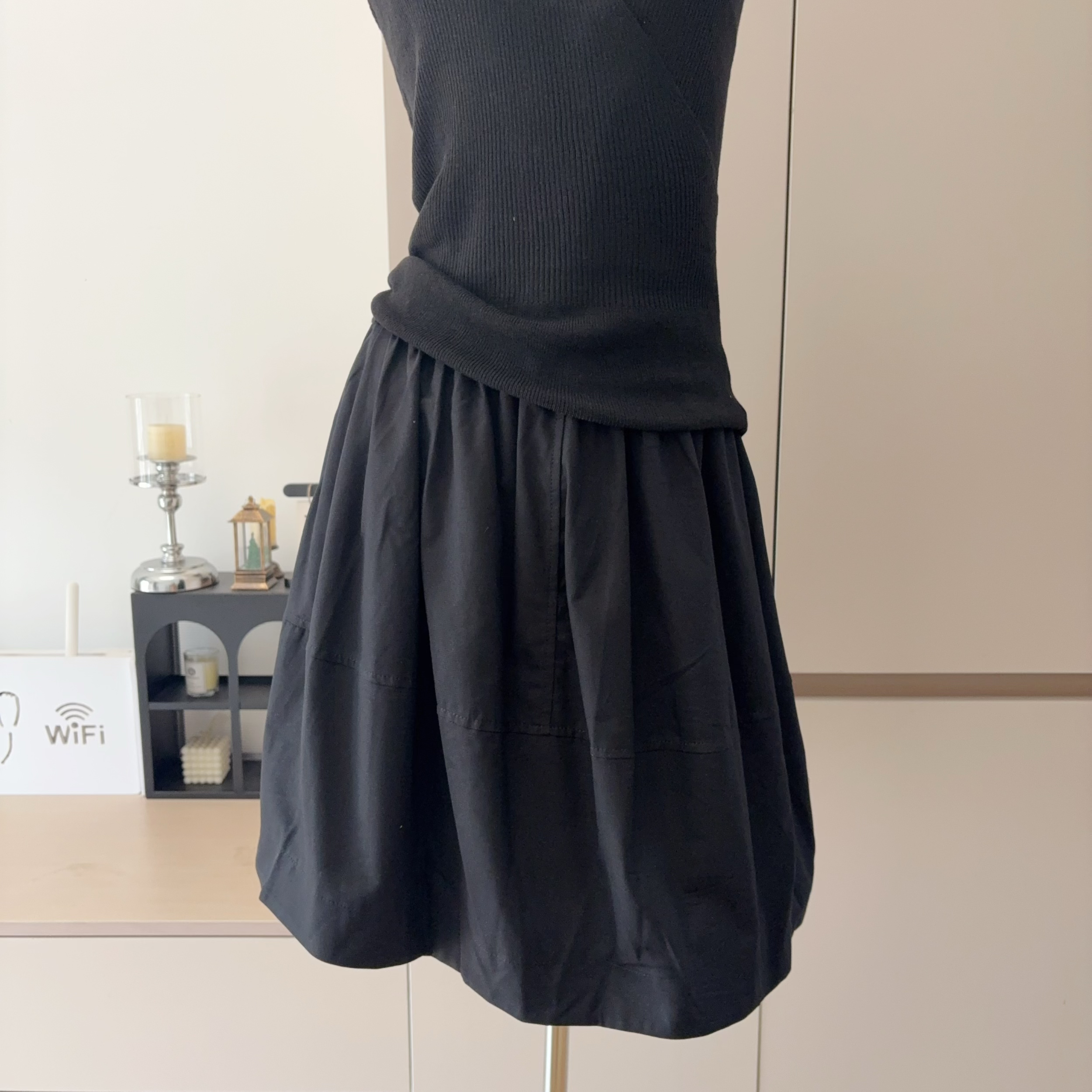 Miu Style 3D Bubble Skirt and Top Set Slimming Two Piece for Girls - Image 5